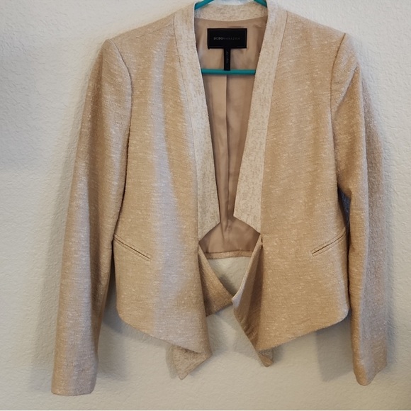 BCBGMaxAzria CANDICE
BLAZER IN POWDER SIZE L           Cream jacket - Picture 2 of 5